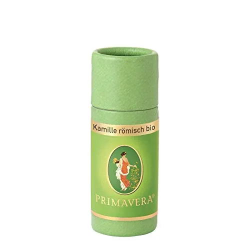 PRIMAVERA Ätherisches Öl Kamille römisch bio 1 ml - Aromaöl, Duftöl, Aromatherapie - beruhigend, stabilisierend, aufbauend - vegan