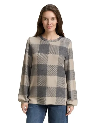 TOM TAILOR Langarmshirt grau XXL (44) - Stylisches Langarmshirt in grau, ideal für lässige Outfits. Aus 80% Viskose für hohen Tragekomfort und atmungsaktive Eigenschaften.