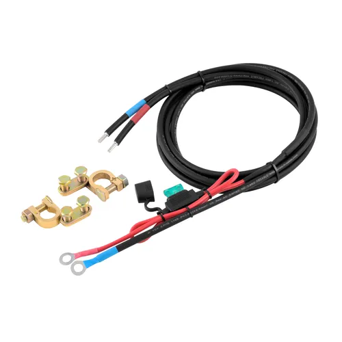 enjoy solar® 6mm² Batteriekabel mit 30A Sicherung - Hochwertiges Solarkabel für zuverlässige Energieübertragung, 1,5m lang, mit doppelt isoliertem Design und wetterfester 30A Sicherung. Ideal für Solarladeregler und Batterien.