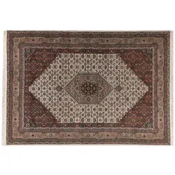 THEKO Orientteppich  Benares Bidjar , creme , Wolle , Maße (cm): B: 200 H: 1,2