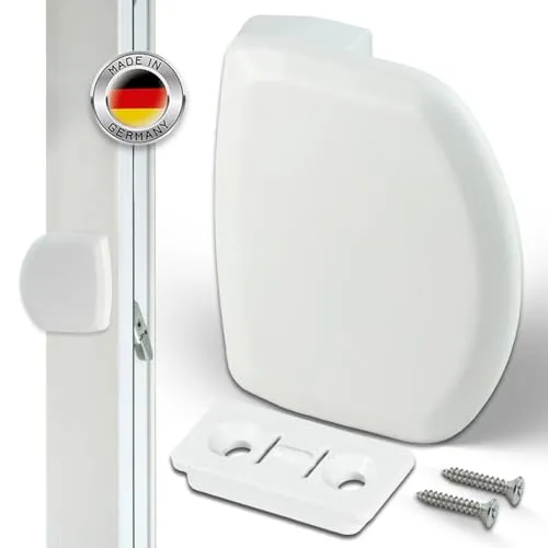 NIMA PARTS Balkontürgriff weiß – UV & wetterfester Terrassentürgriff inklusive Schrauben