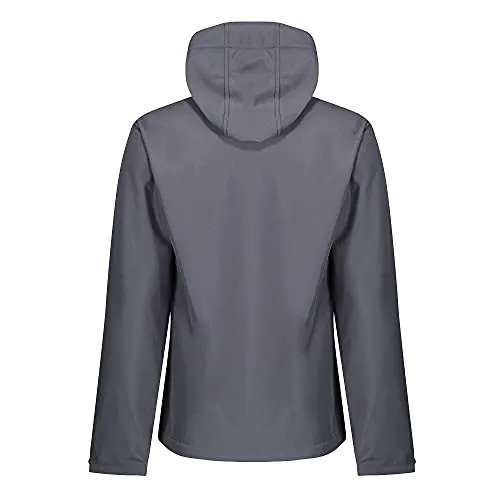 Regatta Herren Professional Men's Venturer 3 Layer Softshell Jacket, Seal Grey - Funktionsjacke für Herren, wasserabweisend, atmungsaktiv und winddicht – ideal für aktive Outdoor-Abenteuer.