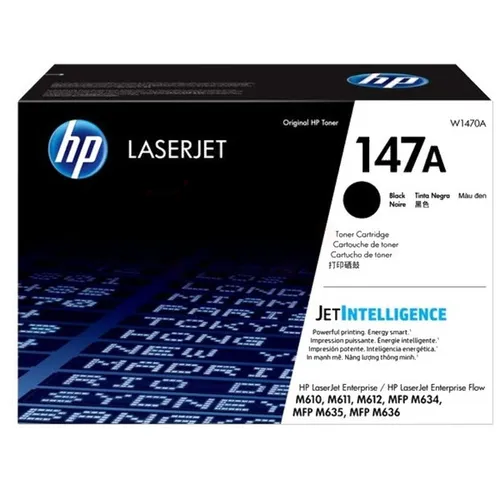 147A W1470A Black Toner - Original Tonerpatrone Schwarz für LaserJet MFP M635 und M634, hohe Druckqualität und zuverlässige Leistung