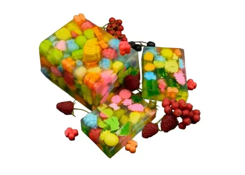 Nesbel Feuchtigkeitsspendende Glycerin Seife Duschseife Früchte sortiert 100 g