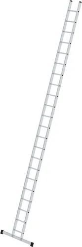 Sprossen-Anlegeleiter 350 mm breit mit Standard-Traverse – 22 Sprossen