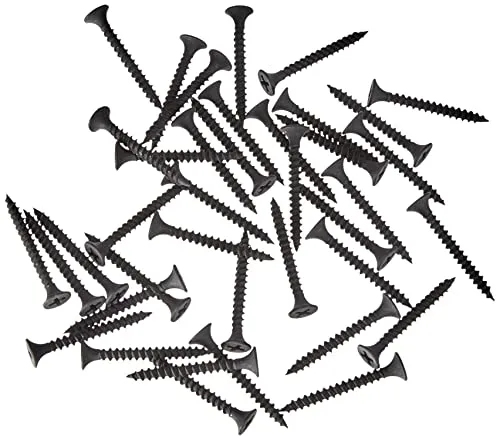 Dresselhaus 0/6534/091/3,9/35/ /01 Gipsplattenschrauben mit Feingewinde Trompetenkopf-H , 3,9 x 35, phosphatiert, 1000 Stück, schwarz, 3,9 x 35 mm