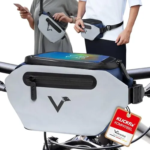 Valkental® x KLICKfix® 3in1 Fahrradtasche Lenker