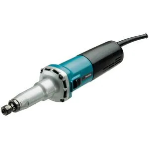 Makita Geradschleifer GD0800C - 750 W Netzbetrieb, drehzahlregelbar von 7.000-28.000 U/min für präzises Schleifen und Polieren