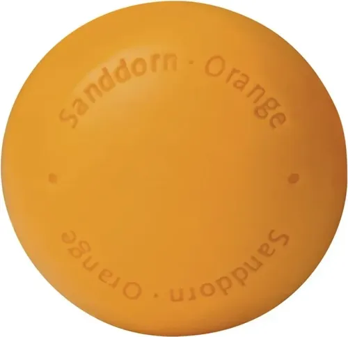 WELLNESS Soap Sanddorn+Orange BDIH 200 g - Natürliche Seife mit Sanddorn- und Orangenextrakten, pflegt die Haut und sorgt für ein frisches Duscherlebnis.