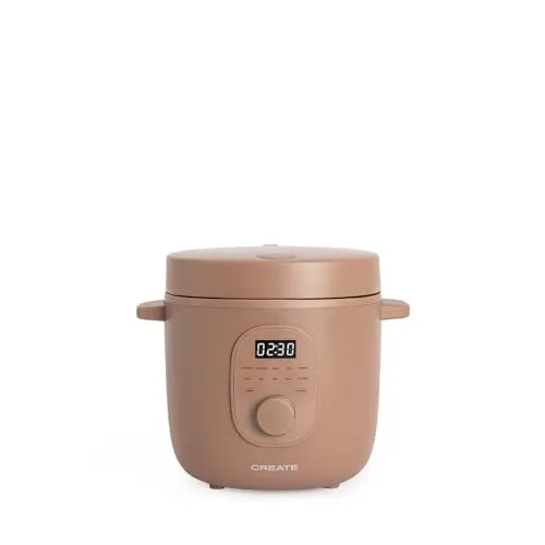 CREATE Rice Cooker Studio, elektrischer Reiskocher, 1,2 l, programmierbar