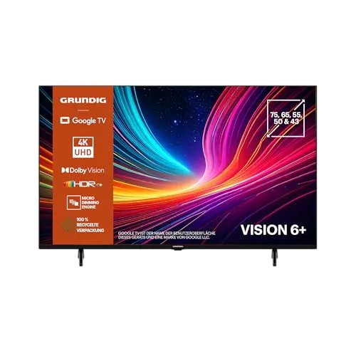 Grundig 55 VOE 74 LED-Fernseher 43 Zoll in schwarz von Grundig