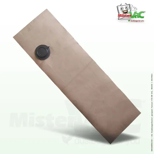 10x Staubsaugerbeutel für Festool FIS-SR 5/6 - Hochwertige Staubsaugerbeutel für effiziente Staubaufnahme, kompatibel mit Festool FIS-SR 5/6, ideal für saubere Arbeitsumgebungen.