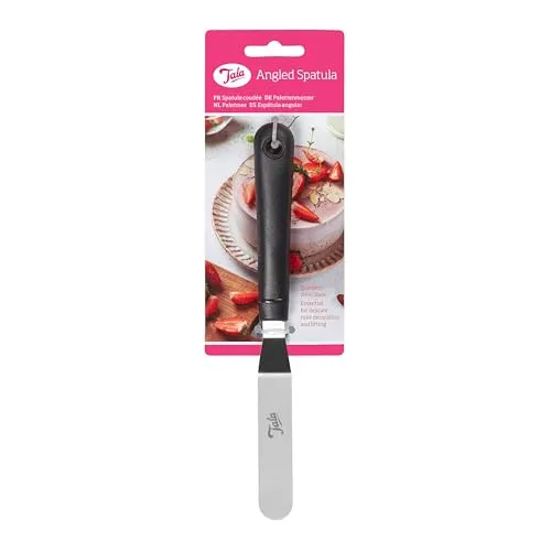 Tala Edelstahl Winkelpalettenmesser/Icing Spatula, ideal zum Servieren und Zubereiten von Speisen