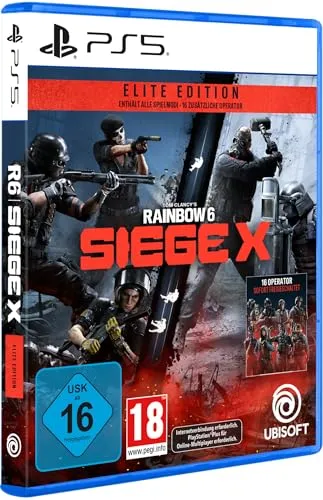 Sony PS5 Rainbow 6 Siege X Elite Edition - PC- & Videospiele, actiongeladener Shooter für die PS5 mit USK 18, erlebe taktische Teamkämpfe in der Elite Edition!