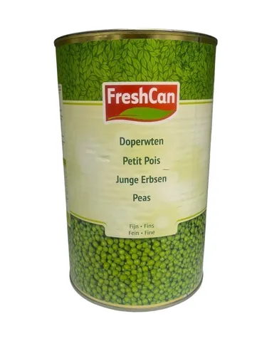 Fresh Can Grüne Erbsen Fein 2,8kg laktosefrei, vegan, glutenfrei
