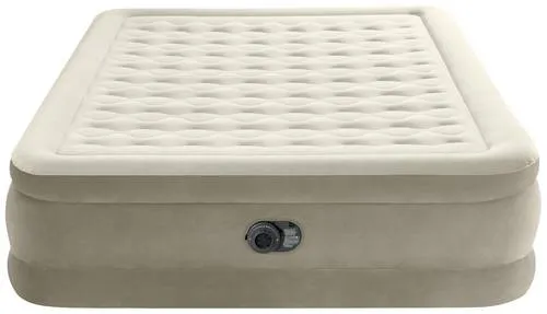 Intex 64428ND DuraBeam UltraPlush Luftbett 203x152x46cm - Betten: Komfortables Luftbett mit integrierter Pumpe, schnelles Aufpumpen in 4 Minuten und hohe Belastbarkeit bis 272 kg für erholsamen Schlaf.