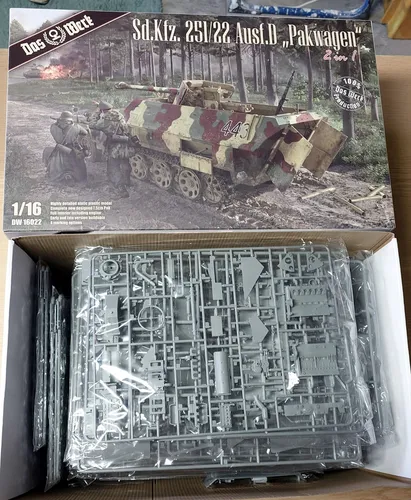 Sd.Kfz 251/22 mit 7,5cm Pak in 1/16 von DasWerk