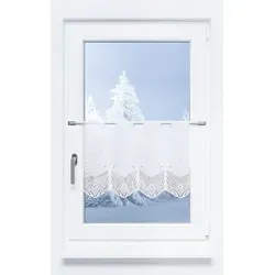 Scheibengardine Plauener Spitze in gold von Plauener Spitze®