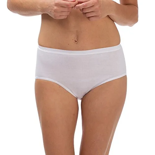 Schöller Damen Taillenslip 3er Pack - 51140-44-015 - Größe 46 - Farbe Weiß