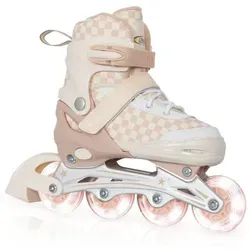 Nattork Inlineskates Kinder – Verstellbare Inline-Skates für Mädchen und Jungen mit leuchtenden Rollen