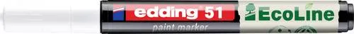 Edding 51 EcoLine 4-51-049 Lackmarker Weiß 1 mm, 2mm