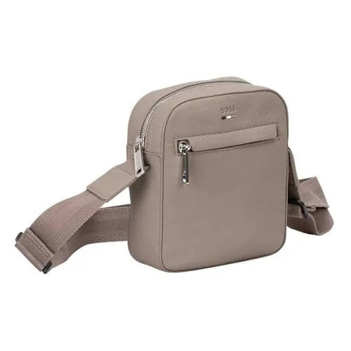 BOSS Umhängetasche Ray 50536475 in Open Green - Schultertasche mit Reißverschluss, ideal für stilvolle Aufbewahrung und praktische Organisation durch mehrere Fächer.