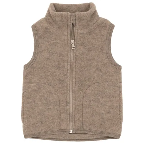 Engel Kinder Fleeceweste (Größe 116, beige) in braun von Engel