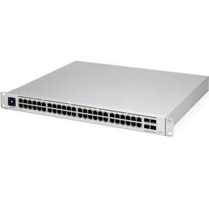 Ubiquiti USW-PRO-48-POE UniFi-Switch Gen2 - 48x Gigabit LAN, 8x PoE++, 660W, ideal für leistungsstarke Netzwerkinfrastrukturen