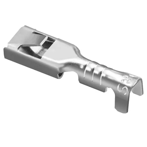 Produktbild Heschen Flachsteckverbinder, 2,8 mm Crimpanschluss, nicht isoliert, 100 Stück