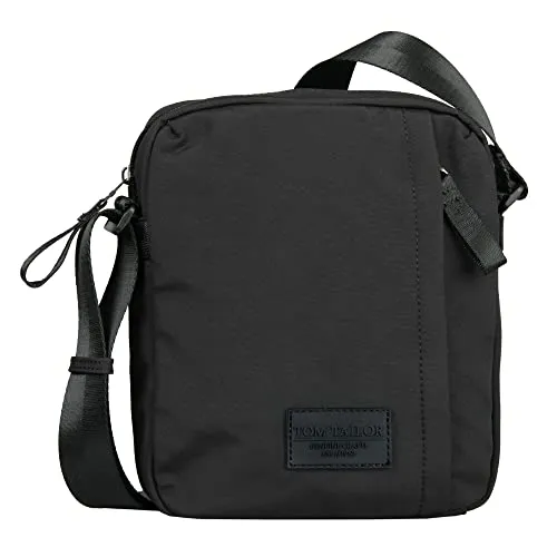 TOM TAILOR Boston Herren Umhängetasche Crossbody Bag Klein Schwarz