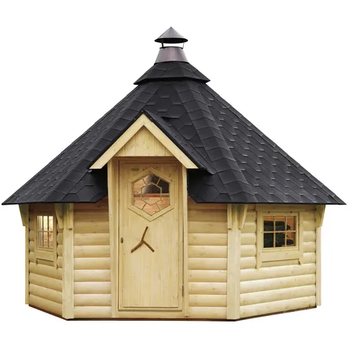 Wolff Finnhaus Grillkota 9 de luxe – gemütliches Grillhaus für jeden Anlass