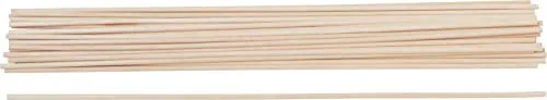 VBS Holz-Rundstäbe 30 cm Holzstab Länge 30 cm Material Holz Ganzjährig geeignet Ø 3 mm, 30 Stück