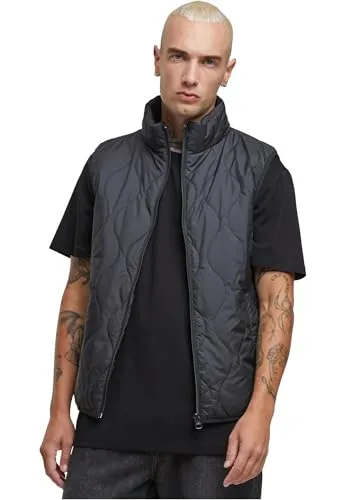 Urban Classics Mens Super Light Bubble Vest 3XL - Schwarz - Herren-Westen für kalte Tage, ideal zum Layering. Leichte und bequeme Weste, perfekt kombinierbar mit Hemden und Pullovern für den Übergang.