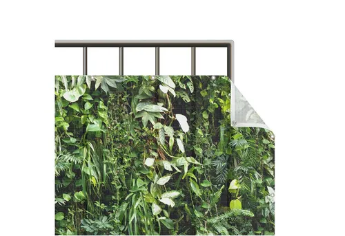 Bilderdepot24 Balkonsichtschutz - Dschungel-Design für mehr Privatsphäre - Verwandle deinen Balkon in eine stilvolle Oase! Der widerstandsfähige Sichtschutz aus hochwertigem Meshgewebe bietet optimalen Wind- und Sichtschutz und ist einfach zu montieren. In vielen Größen erhältlich, inklusive Kabelbindern.