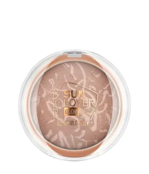 CATRICE Sun Lover Glow Bronzingpuder 8 g Sun-Kissed Bronze - MARBLE-icious! Der gebackene Bronzing Puder mit lichtreflektierenden Pigmenten sorgt für strahlende Akzente und einen dezenten Glow. Ideal für jeden Hautton – ein Must-have für deine Make-Up Bag!