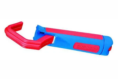 WEICON Kabelmesser Ø 35-50 mm blau/rot, Schiebeblister