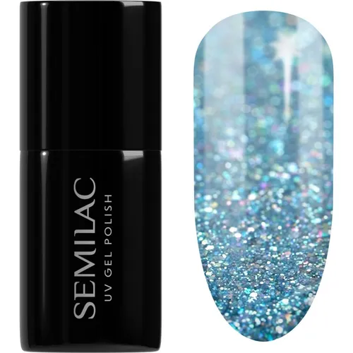 Semilac UV Hybrid Winter Collection Gel Nagellack für UV/LED Lampe Farbton 610 Frosty Christmas 7 ml