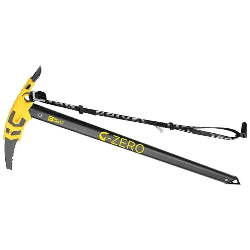 Grivel G Zero - Eispickel - Hochwertiger Eispickel mit Stahlklinge und verstellbarer Handschlaufe, ideal für Bergsteiger. Erhältlich in 3 Längen und 4 Farben, bietet optimalen Komfort und Sicherheit.