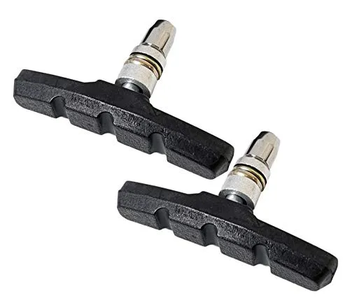 Stück - Fahrrad Bremsbacken - Bremsklötze - Fahrrad Bremsschuhe - Point V-Brake Bremsschuhe - Fahrrad Bremsbeläge - Bremsschuhe Felgenbremse - symmetrisch 70mm 2