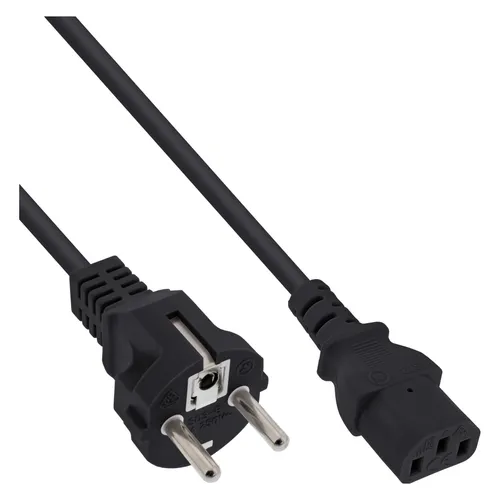 InLine Netzkabel, Schutzkontakt gerade auf