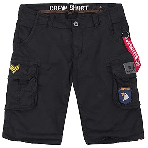 Herren Cargo-Shorts CREW SHORTS PATCH Slim Fit 34 - Stylische Cargo-Shorts im Slim Fit für Herren, inspiriert von der Luftfahrt, aus elastischer Baumwoll-Mischung für optimalen Tragekomfort.