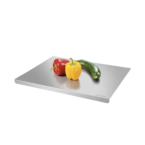 GrandCHEF Edelstahl-Platte 45 x 35 cm in grau von Tescoma
