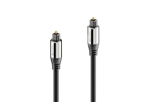 sonero sonero® Premium optisches Toslink Kabel, 1,00m, vergoldete Kontakte, Audio-Kabel