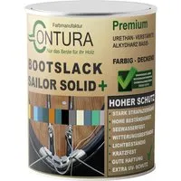 Contura Bootslack Farbig Yacht Buntlack Metall Holz GFK Boot Seidenmatt 500ml Taubenblau RAL 5014 Analog