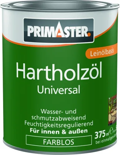Primaster Hartholzöl Universal 375 ml farblos  Holzöl