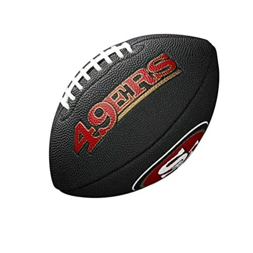 Wilson MINI NFL Team Soft Touch FB BL SF, Schwarz von Wilson