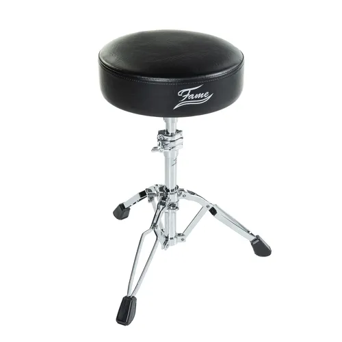 Fame Drumhocker D7000 - Hochwertiger Drumhocker - Drum-Hocker mit sorgfältiger Verarbeitung und ausgewählten Materialien für maximalen Komfort und Langlebigkeit. Ideal für Musiker, die Wert auf Qualität legen.
