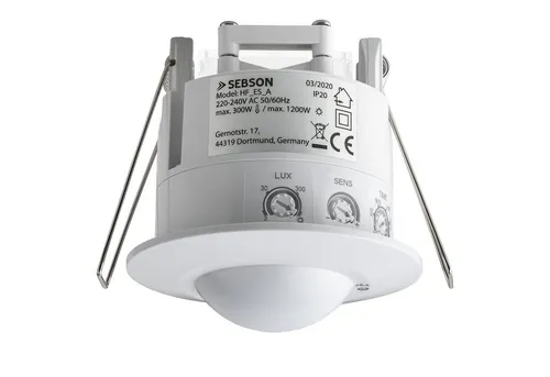 SEBSON Bewegungsmelder Bewegungsmelder Unterputz HF Sensor LED geeignet programmierbar