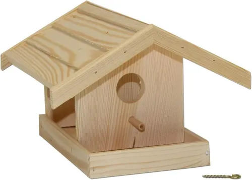 KYNAST Vogelhaus Holz klein zum selber bemalen