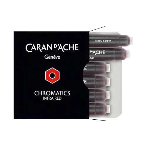 Caran d´Ache 8021.070 Tintenpatrone Infra Red 6 Stück